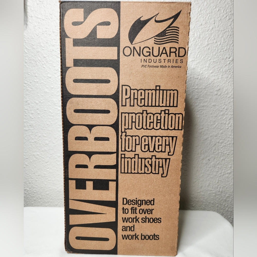 Onguard Industries Overboots Black Size Large NIB